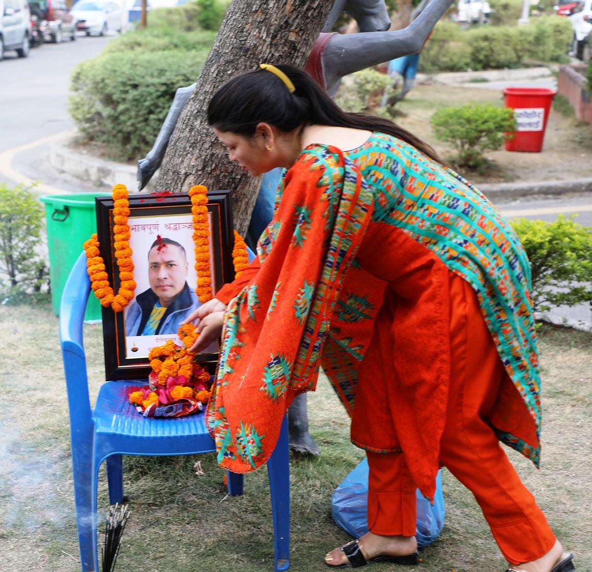 प्रशिक्षक दिपेन्द्रमा श्रद्धान्जली