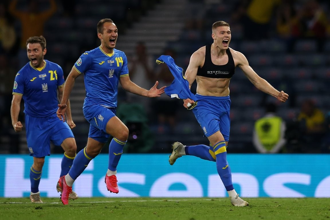 स्विडेनलाई हराउँदै युक्रेन क्वाटरफाइनलमा