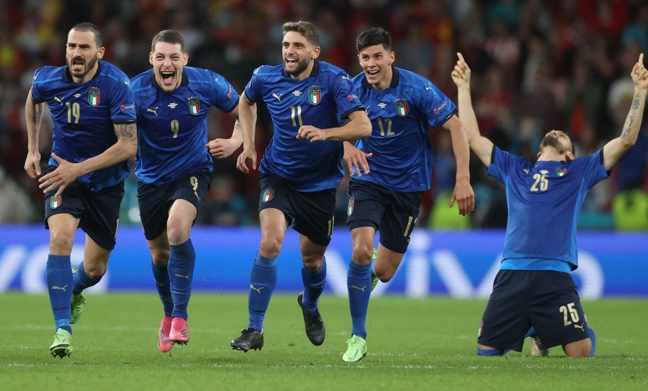 स्पेनलाई हराउँदै इटाली फाइनलमा