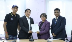 खेल पूर्वाधार उपयोग कार्यविधि कार्यदलको प्रतिवेदन राखेपलाई बुझाइयो