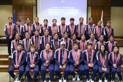 साफ यु–१७ महिला च्याम्पियनसिप खेल्न जाने टोलीलाई बिदाइ