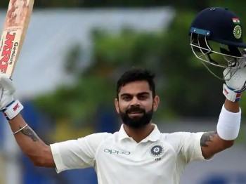 टेष्ट वरियतामा कोहली शीर्ष स्थानमा