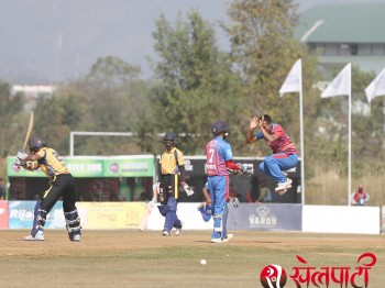 पारसको अर्धशतक, चितवनद्वारा पोखरालाई १६१ रनको लक्ष्य