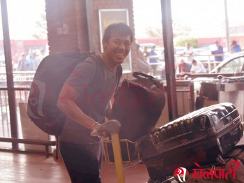 'ए' डिभिजन लिग खेल्न सन्तोष साहुखल नेपालमा