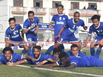 थ्री स्टार पहिलो हाफमा जावलाखेलसंग रोकियो
