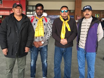 मैत्रीपूर्ण खेल खेल्न सञ्जम र हसिम कतार प्रस्थान
