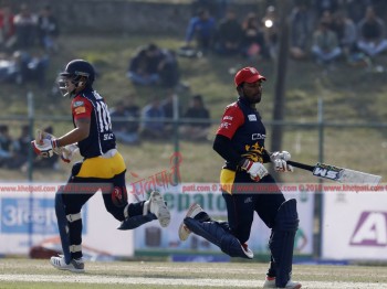 काठमाडौंद्वारा भैरहवालाई १०१ रनको सामान्य लक्ष्य