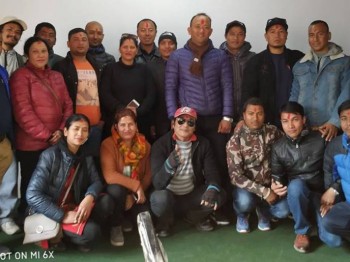 लपु खेलाडी तथा प्रशिक्षक संघमा शाक्य