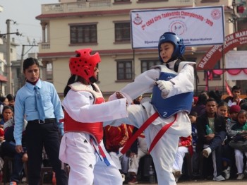 दोस्रो प्रधानसेनापति छात्रा तेक्वान्दो प्रतियोगिता शुरु