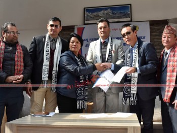न्यु डायमण्ड कप भलिबललाई होङ वान्जीको साथ