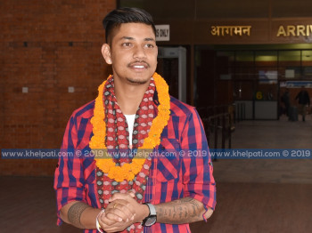 आईपीएल खेल्न सन्दीप बुधबार भारत जाने