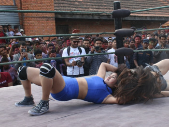 रेस्लिङमा भगवती च्याम्पियन
