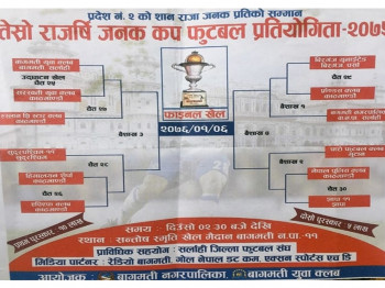राजर्षी जनक कप : उद्घाटनमा आयोजक र सरस्वती भिड्ने