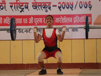 भारत्तोलनमा आर्मीलाई तीन स्वर्ण