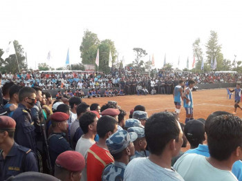 पुरुष भलिबलमा पुलिसको सिकार एपीएफ