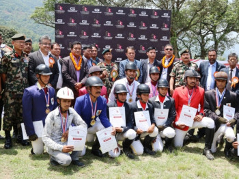 इक्विस्ट्रियनको हाइजम्पमा घिसिङको राष्ट्रिय कीर्तिमान