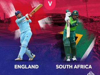 विश्वकप क्रिकेट : इंग्ल्याण्डविरुद्ध बलिङ गर्दै दक्षिण अफ्रीका