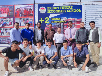 नेपाली यू-१६ फुटबलरलाई ब्राइट फ्युचरको छात्रवृति