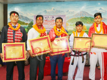 गोविन्द र सबिनालाई 'वर्ष खेलाडी' अवार्ड