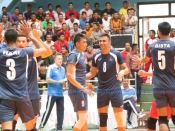पुरुष भलिबल टिमले आज भारतसँग खेल्दै