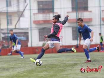 राष्ट्रिय फुटबल टिमको तयारी सुरु