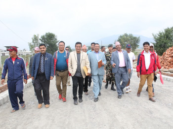 निर्माणाधीन पूर्वाधार समयमै सक्न निर्देशन