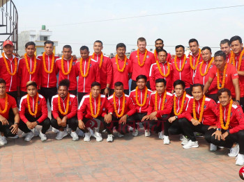 राष्ट्रिय फुटबल टिम म्यानमार प्रस्थान