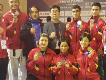 चीनमा नेपाललाई १ रजतसहित ६ पदक