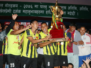 आर्मीलाई पूर्वाञ्चल गोल्डकपको उपाधि