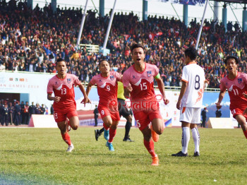 सुजलको गोलमा नेपालको अग्रता
