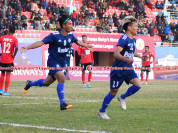 सुशान्तको गोलमा थ्री स्टारलाई अग्रता