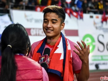 त्रिदेशीय फुटबल खेल्न नेपाल आईपुगे अभिषेक
