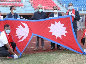 बंगलादेश जाँदै राष्ट्रिय फुटबल टिम