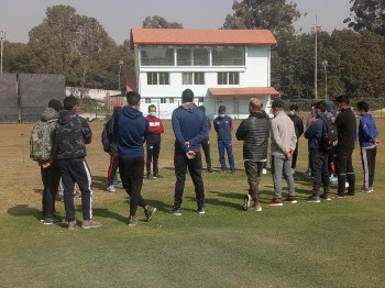 राष्ट्रिय क्रिकेट टिमका खेलाडीको कोरोना परिक्षण