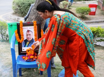 प्रशिक्षक दिपेन्द्रमा श्रद्धान्जली