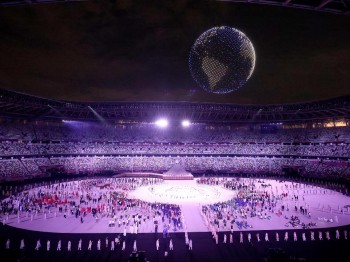 टोकियो ओलम्पिकको उद्घाटन (फोटोफिचर)