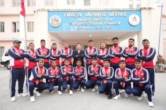 शृंखला खेल्न बंगलादेश लाग्यो कबड्डी टिम