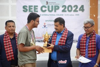 अभिकले चेसमा पुरुषोत्तमलाई पन्छाउँदै जिते उपाधि