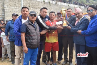 गण्डकीस्तरीय प्रदेश भलिबलको उपाधि नवलपुरलाई