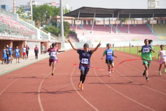 १०० मिटरमा अदित्य र गौरीलाई स्वर्ण