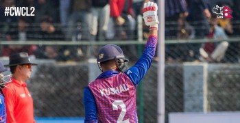 कुशलको अर्धशतक पूरा 