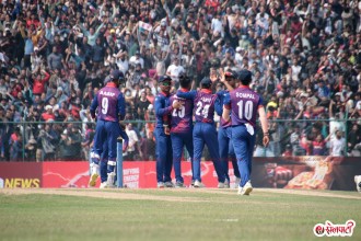 नेपालले ५० औं ओडिआई खेल टियुमा खेल्ने 