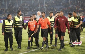 मणिलाई रातो कार्ड दिने रेफ्रीमाथि छानबिन हुने !