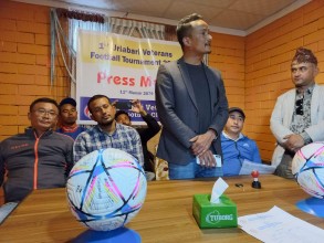 उर्लाबारीमा भेट्रान फुटबल हुने