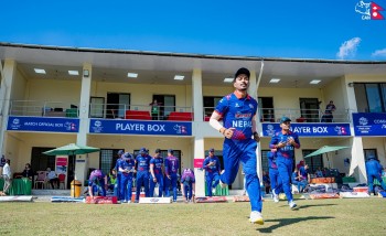 नेपाललाई एकै ओभरमा दुई विकेट