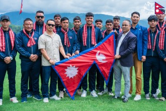 यु–१६ इस्ट जोन कप खेल्न जाने टोलीको विदाइ