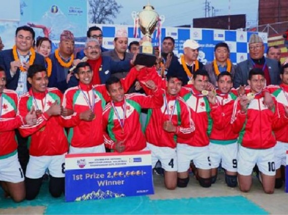 आर्मीलाई पुरुष लिग भलिबलको उपाधि
