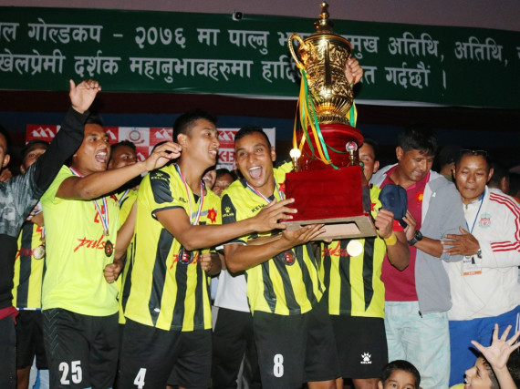 आर्मीलाई पूर्वाञ्चल गोल्डकपको उपाधि