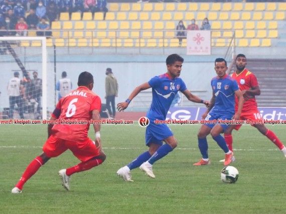 पहिलो हाफमा नेपाल र बंगलादेशको बराबरी