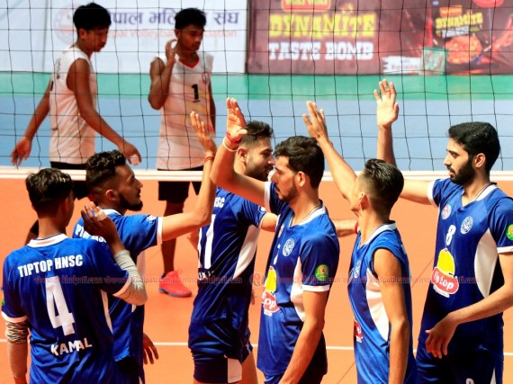 एनभीए भलिबल : क्वाटरफाइनलको खेल आजबाट